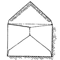 Diamond High Cut Envelope