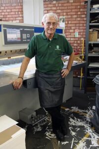 Terry, bespoke envelope cutter